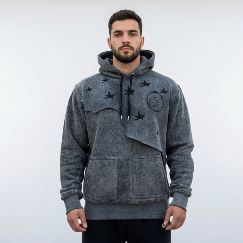 VCLV Concrete Texture Hoodie - UNISEX