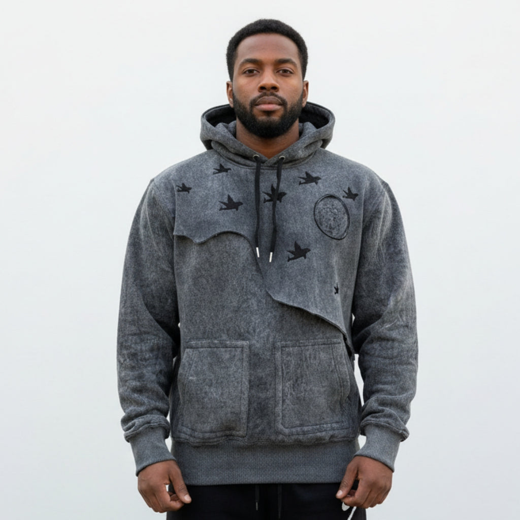 VCLV Concrete Texture Hoodie - UNISEX